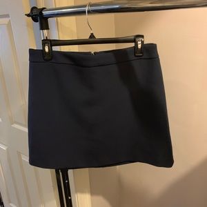 Navy Blue A Line Skirt
